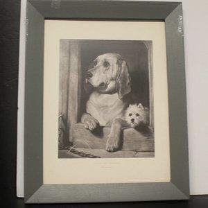 Antique  Vintage 1971 Dignity and Prudence Engraving Print